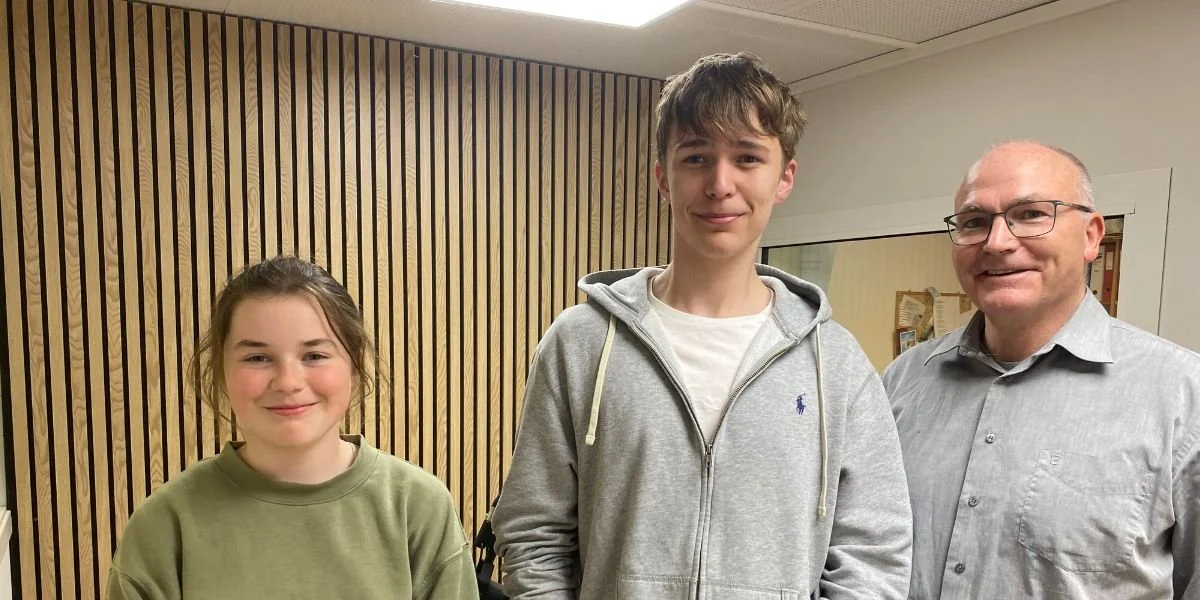Spjelkavik ungdomsskule på vandring i nærmiljøet
