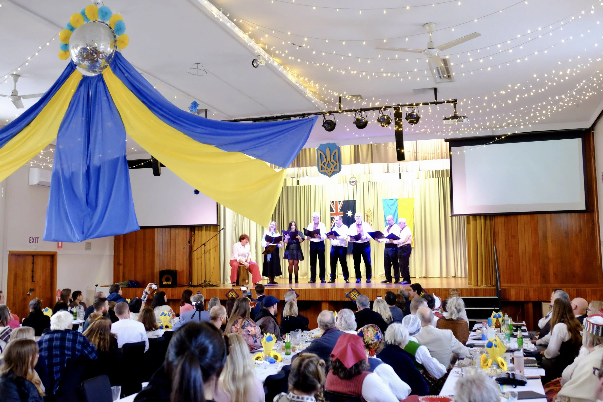 Ukrainian choir performs at Ukrainian Independence Day Concert