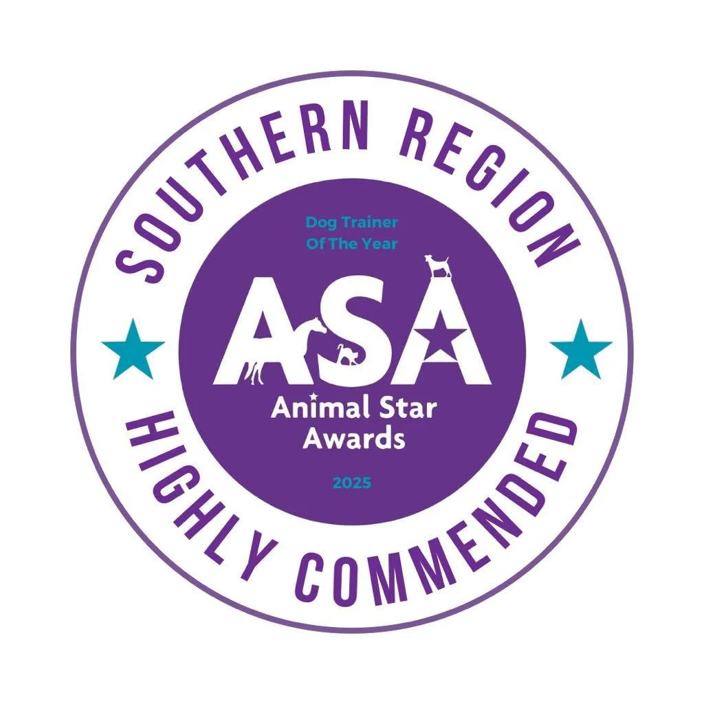 Circular award badge for the Southern Region Animal Star Awards 2025, emphasizing high praise and commendation.