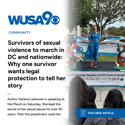 Survivors of sexual violence to march in DC and nationwide: Why one survivor wants legal protection to tell her story | WUSA9