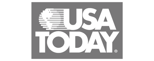 USA Today logo with a stylized map of the United States and text.