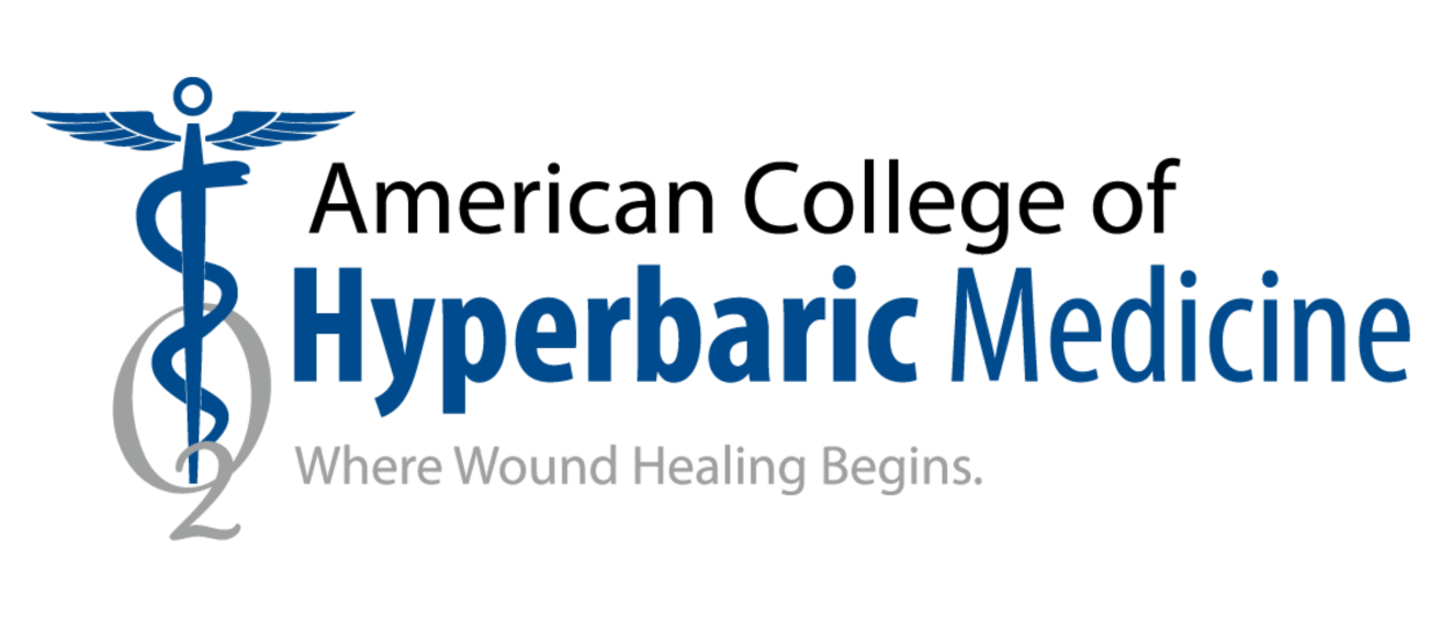 Hyperbaric Medicine logo with a caduceus symbol and the text "Where Wound Healing Begins."