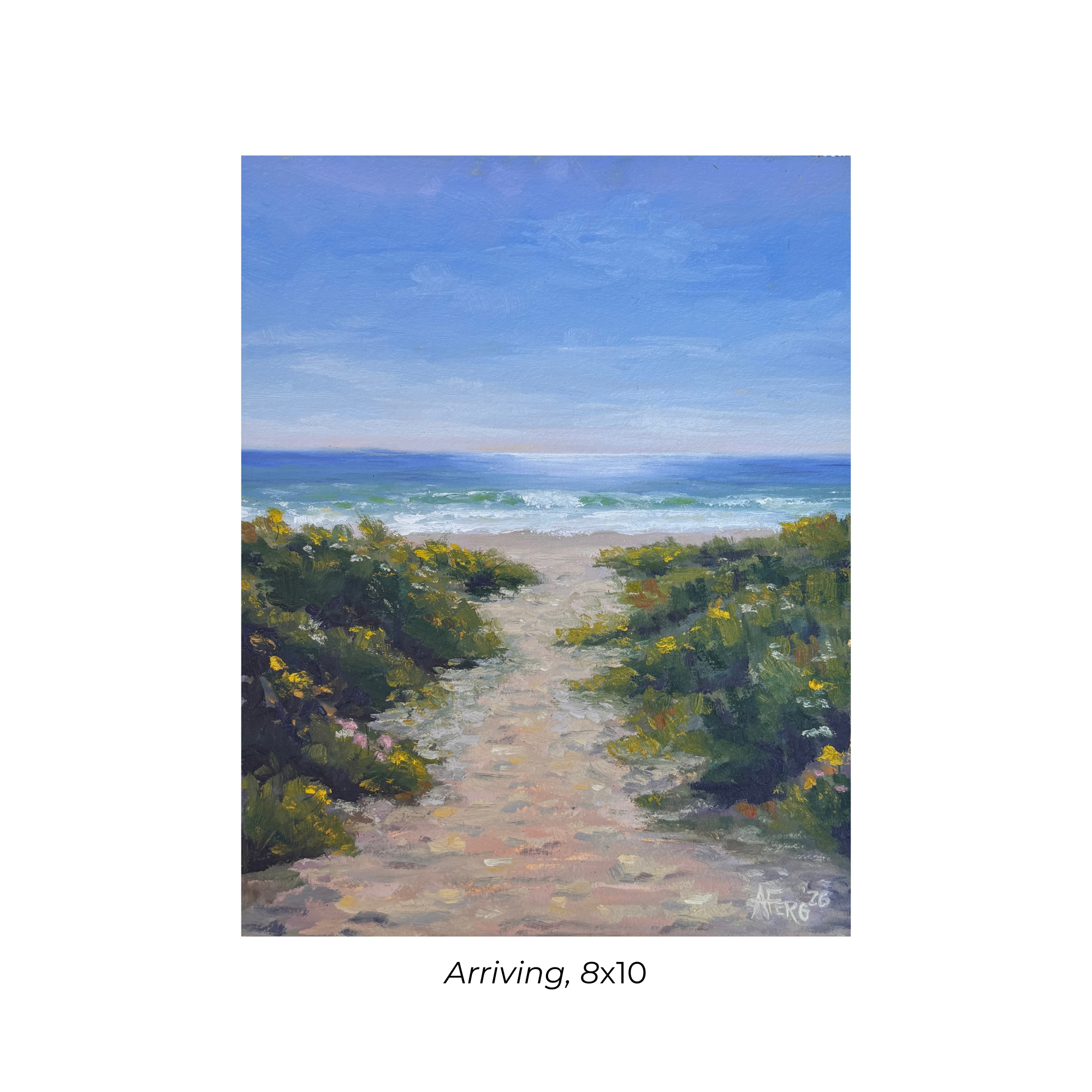 Oil Painting Fishers Island