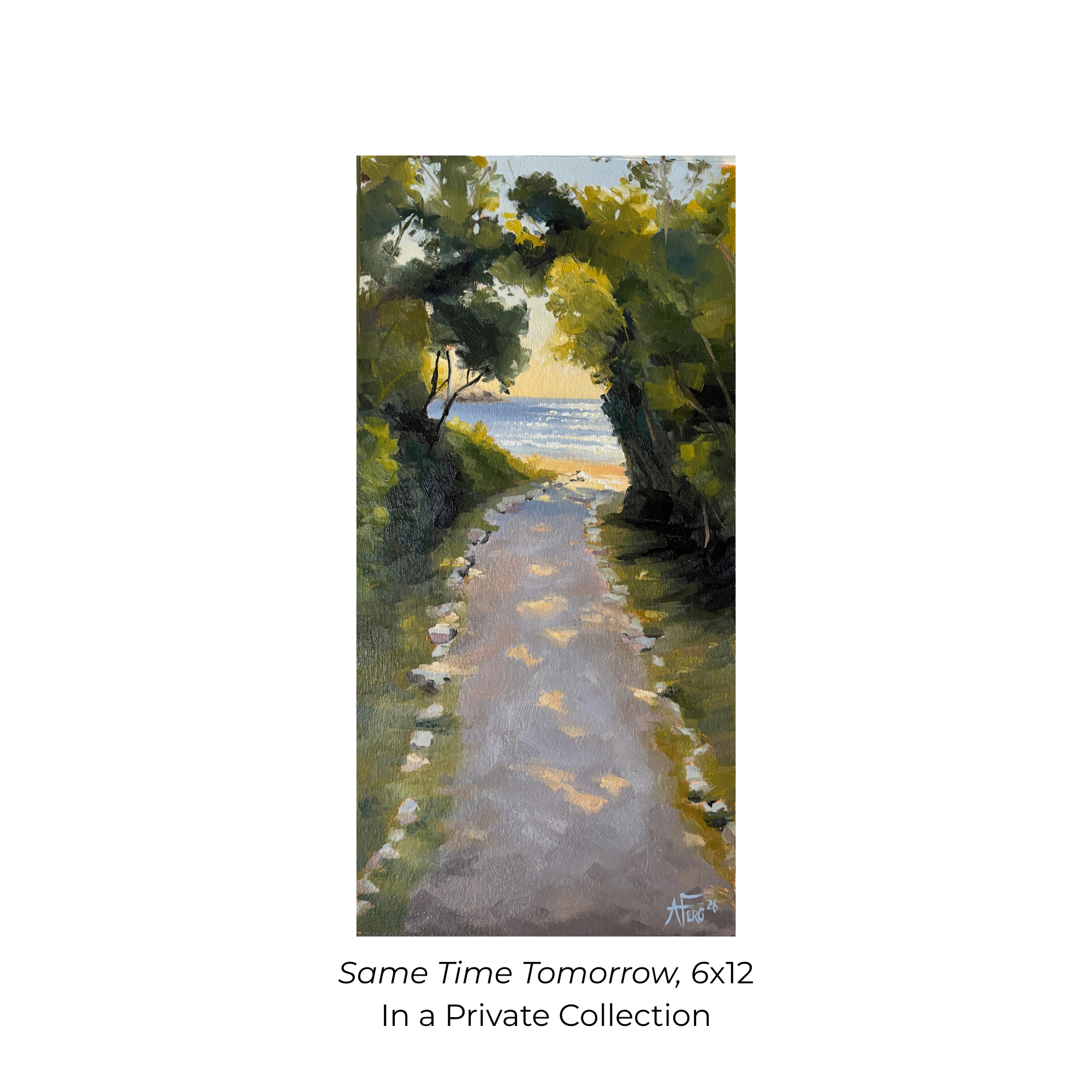 Oil Painting Fishers Island