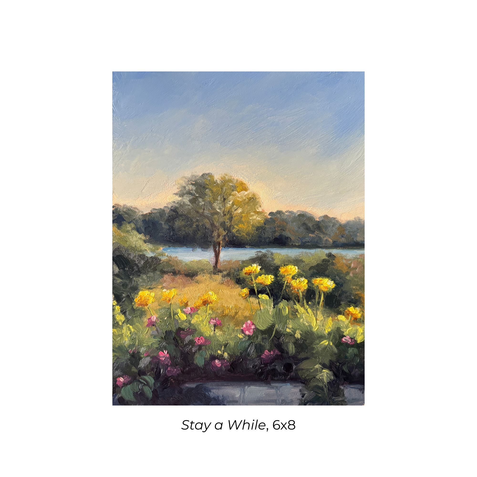 Oil Painting Fishers Island