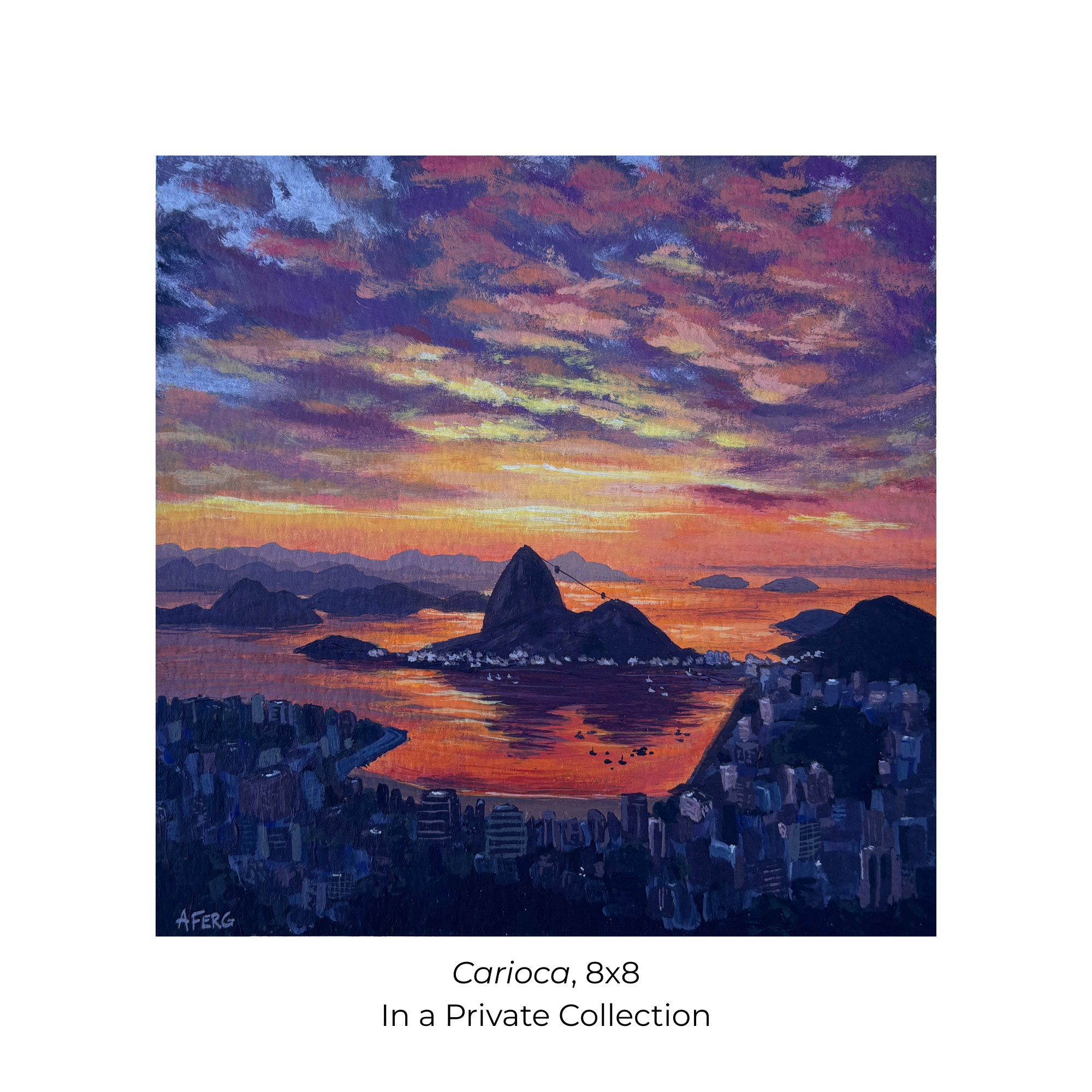 Oil Painting Rio de Janeiro Brazil