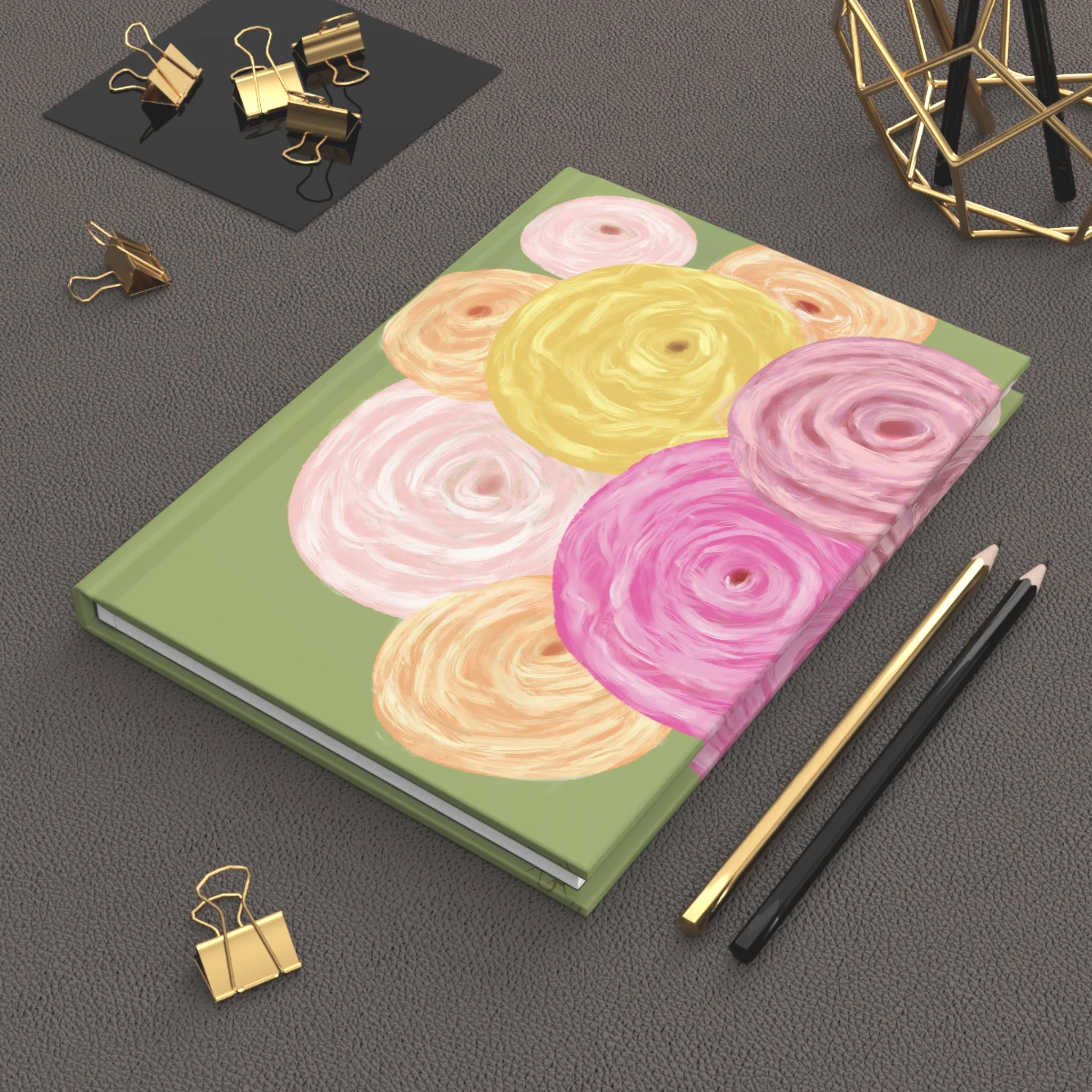 Floral Hardcover Journal | Cottagecore Botanical Notebook | Flower Lover Gift