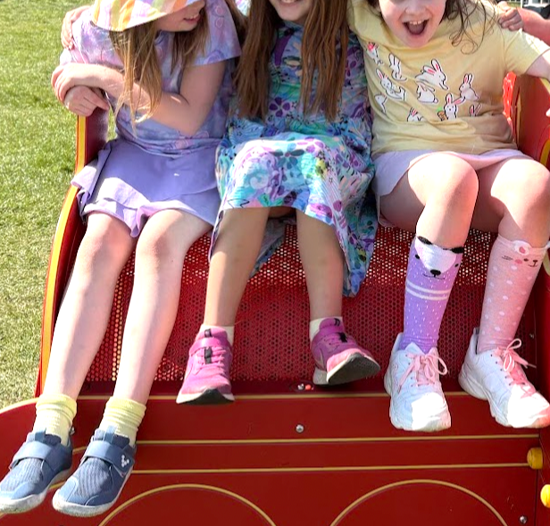 Children playing at a park