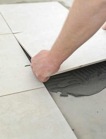 Large Format Tile Installation