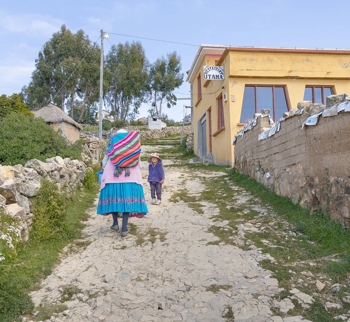 Strassen, Isla del Sol - Bolivien