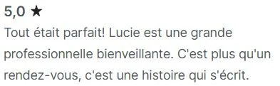 Avis client Planity sur une seance de deblocage emotionnel a Biarritz avec Lucie Salinas
