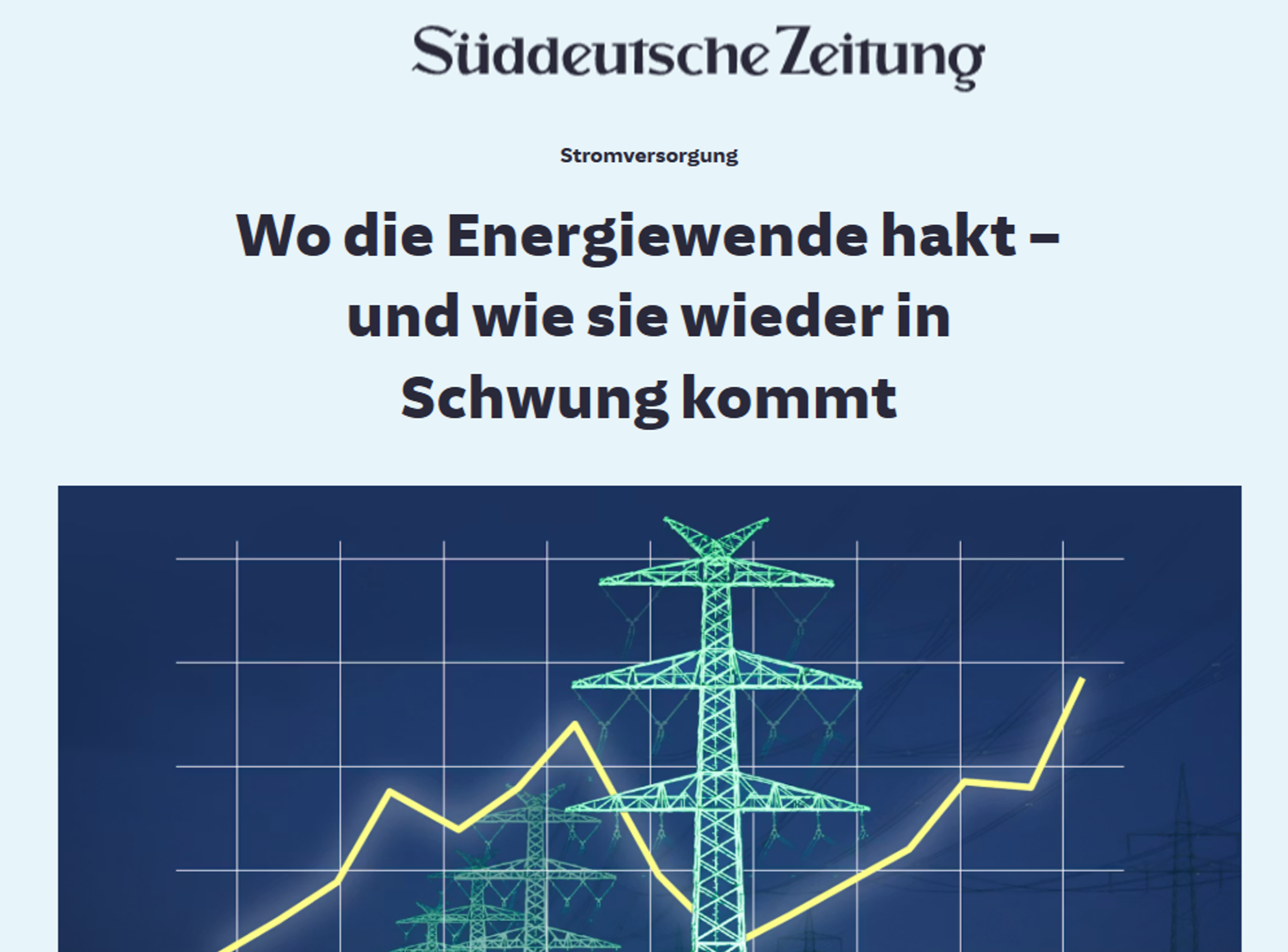 »Wo die Energiewende hakt - und wie sie wieder in Schwung kommt«