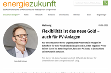»Flexibilität ist das neue Gold – auch für PV-Anlagen«
