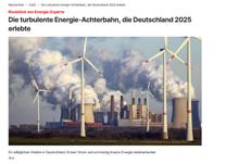 »Die turbulente Energie-Achterbahn, die Deutschland 2025 erlebte«