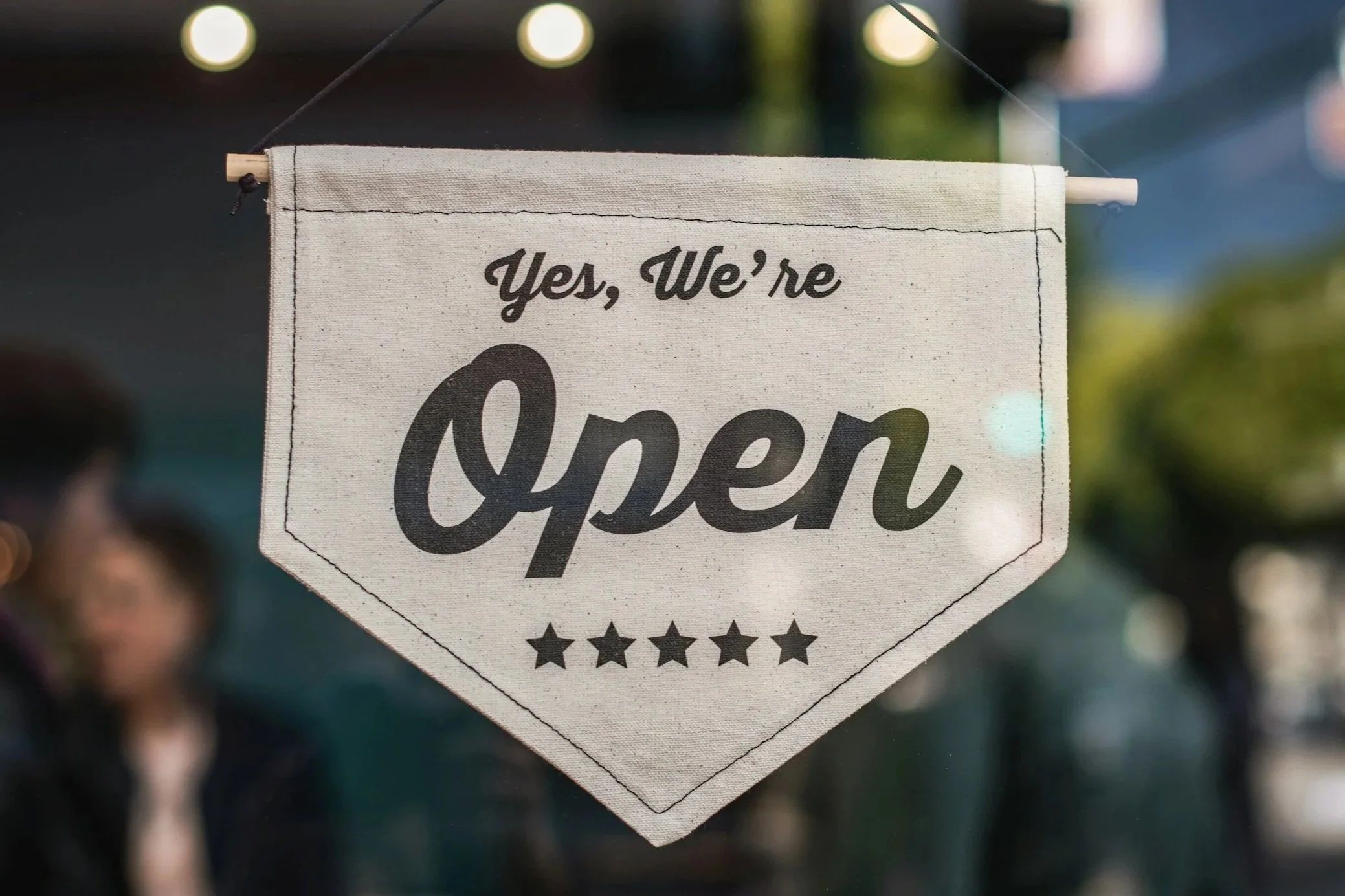 open for business