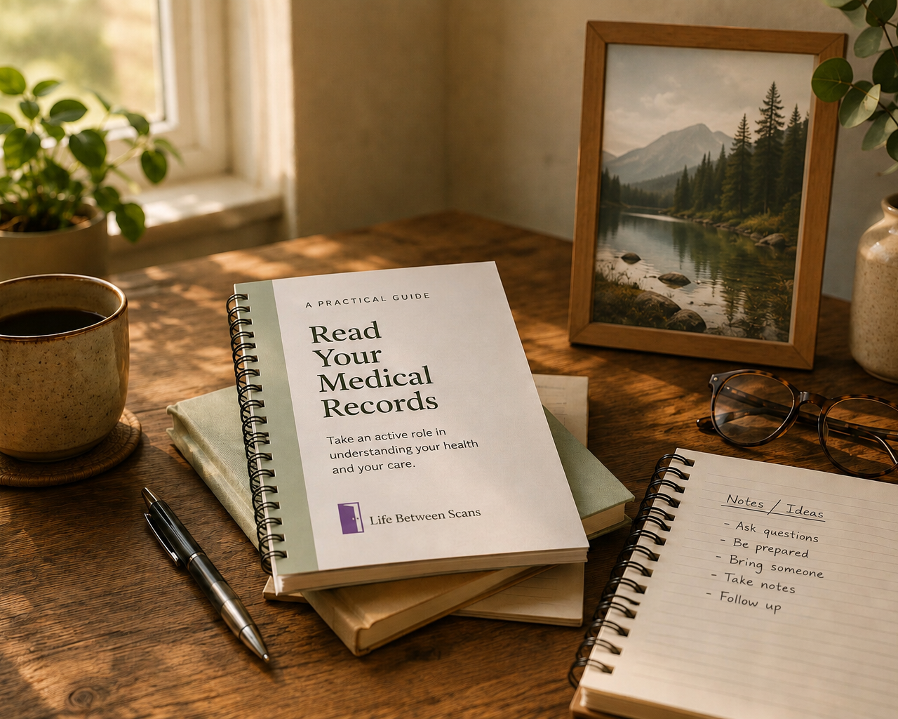 Read Your Medical Records Practical Guide on a table