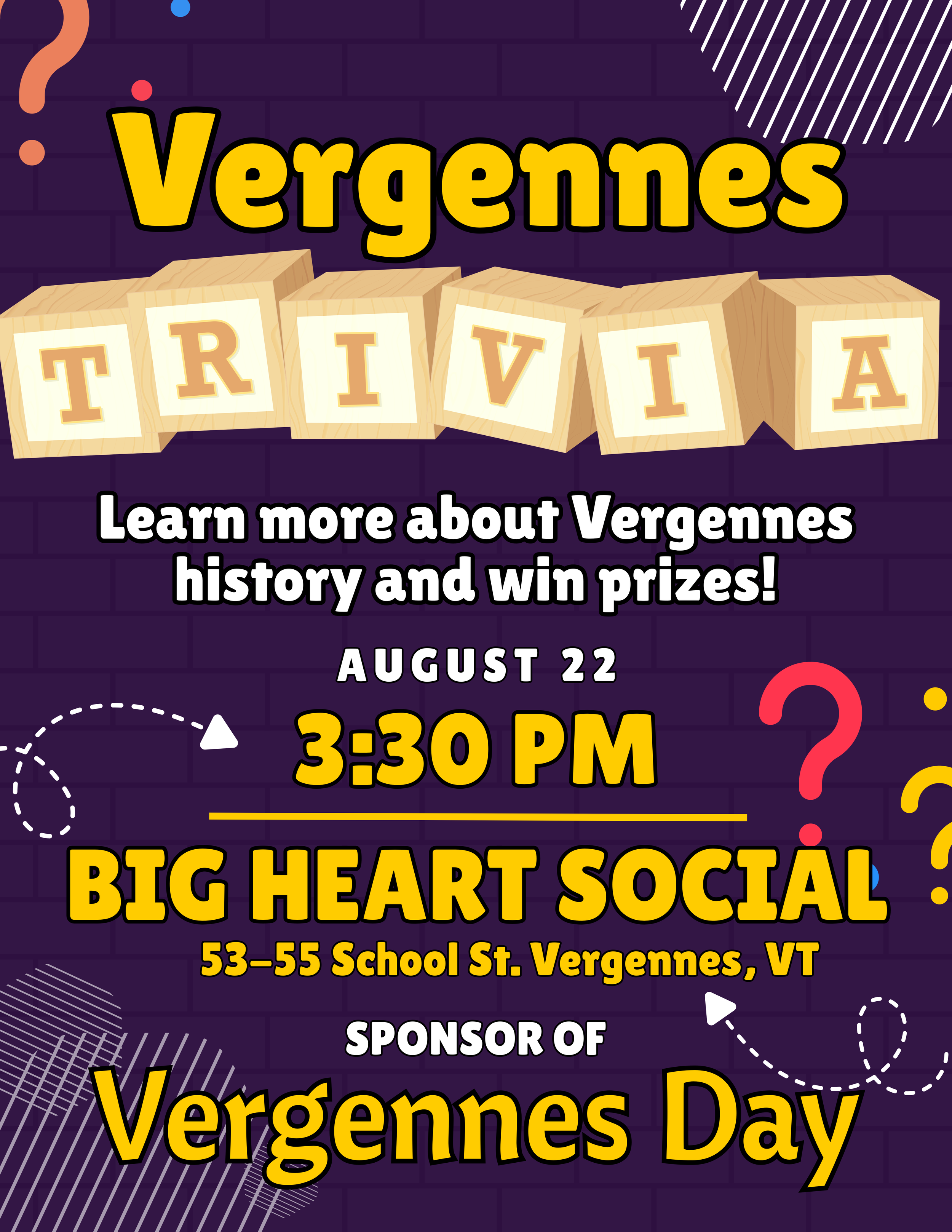 Vergennes Day Trivia