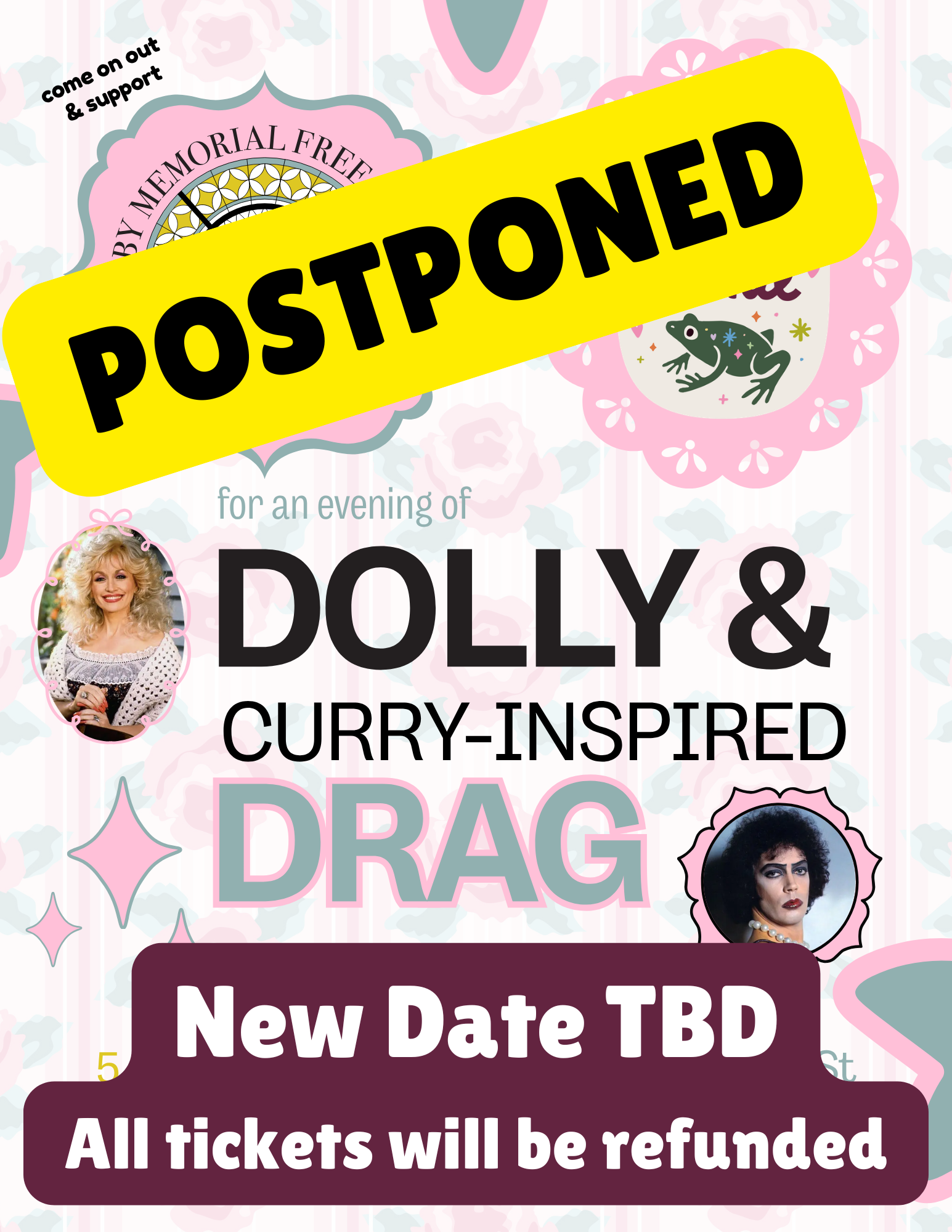 Dolly & Curry Inspired Drag Night & Fundraiser