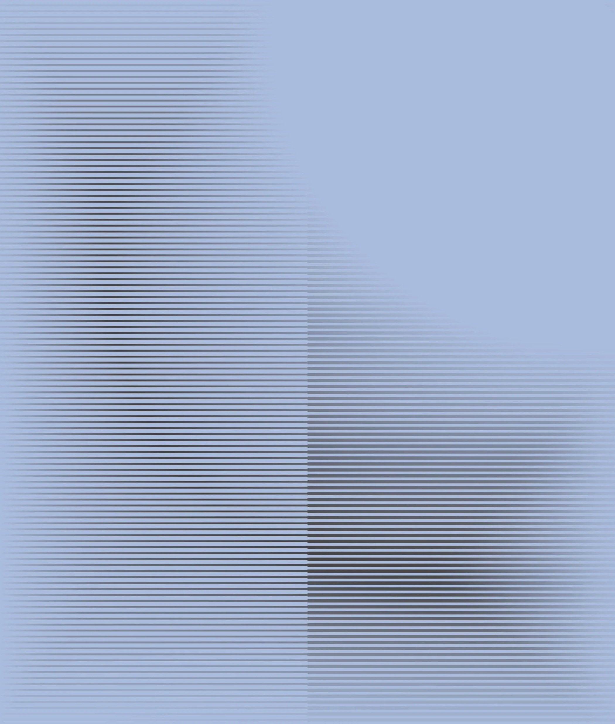 A close-up view of a computer or television screen displaying horizontal lines and a blurry, indistinct background with a blue and gray color scheme.