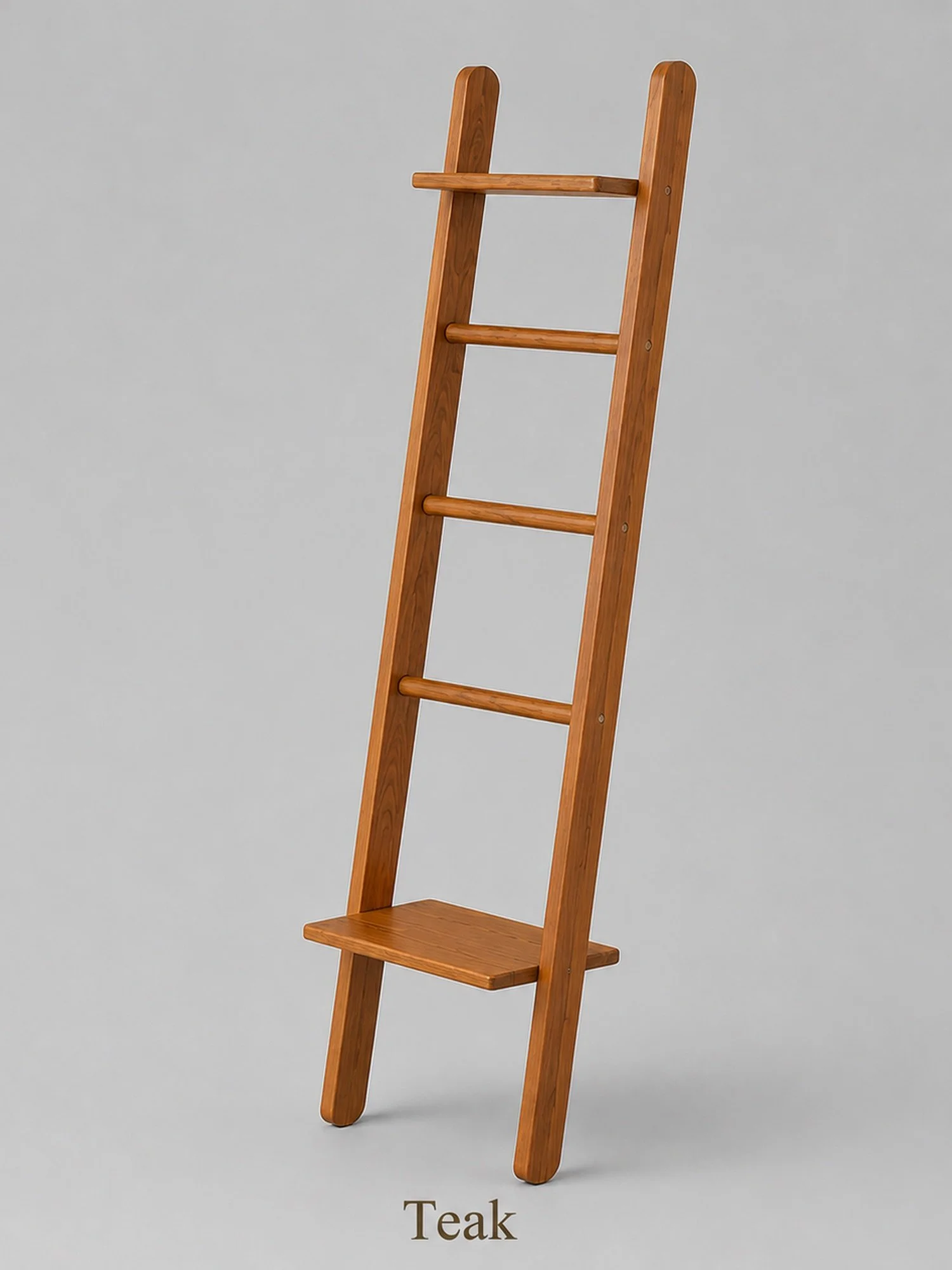 Classic Tall Blanket Ladder With Shelves