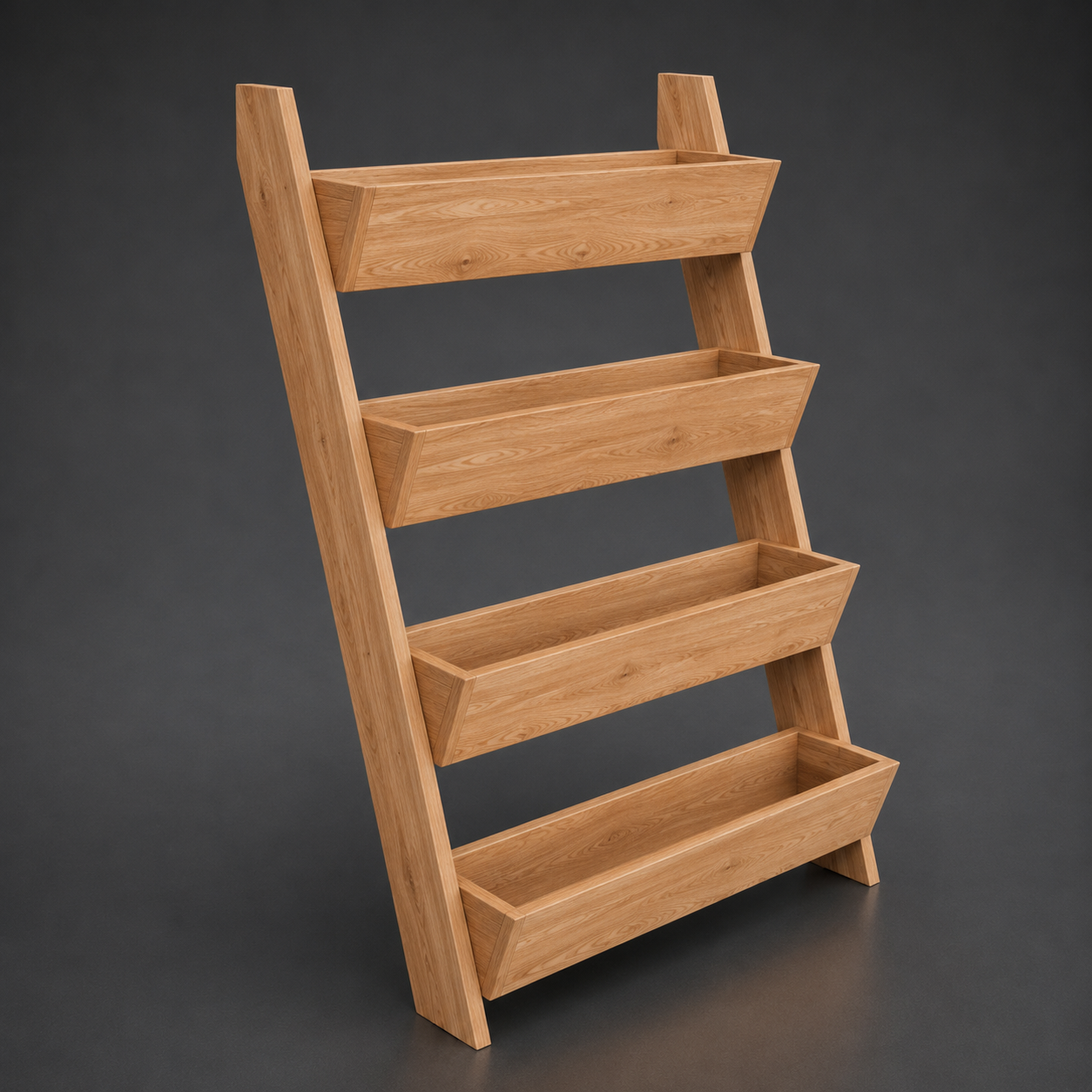Amish Cedar Vertical Raised Garden Bed Planter (4 Tier)