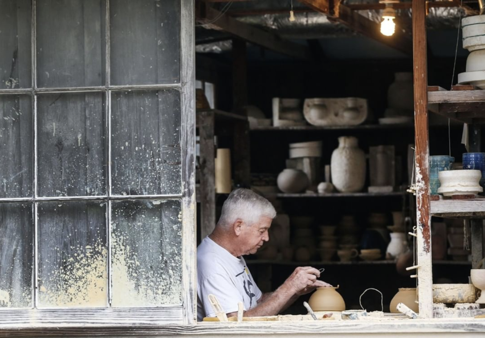 Potter At His Wheel 