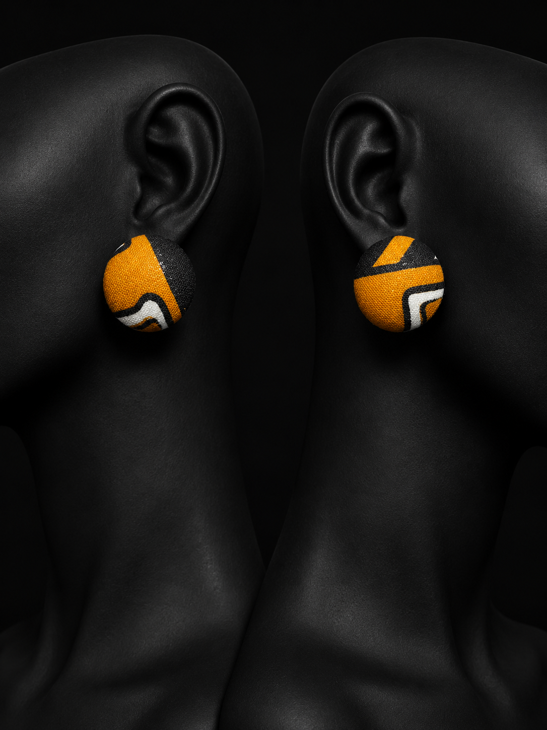 African-Inspired Geometric Earrings