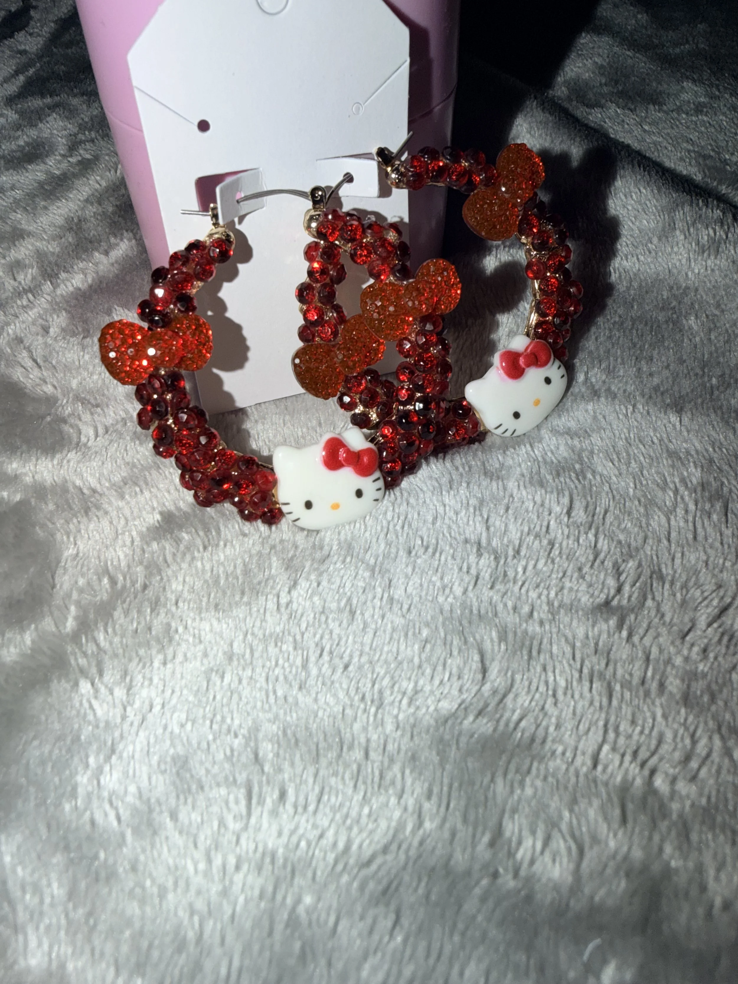 Hello Kitty Bamboo Earrings