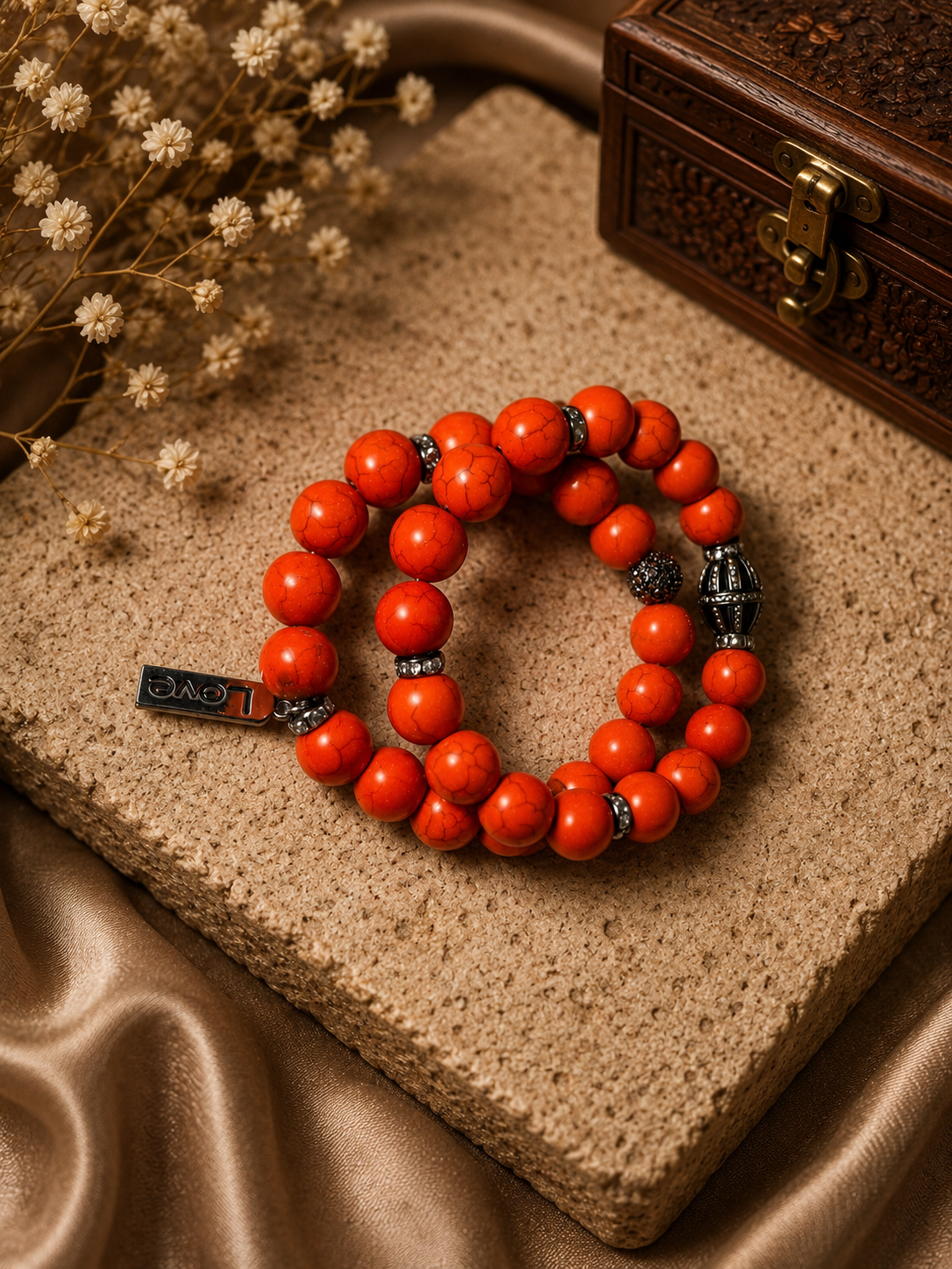 Burnt Sunset Bracelet Stack