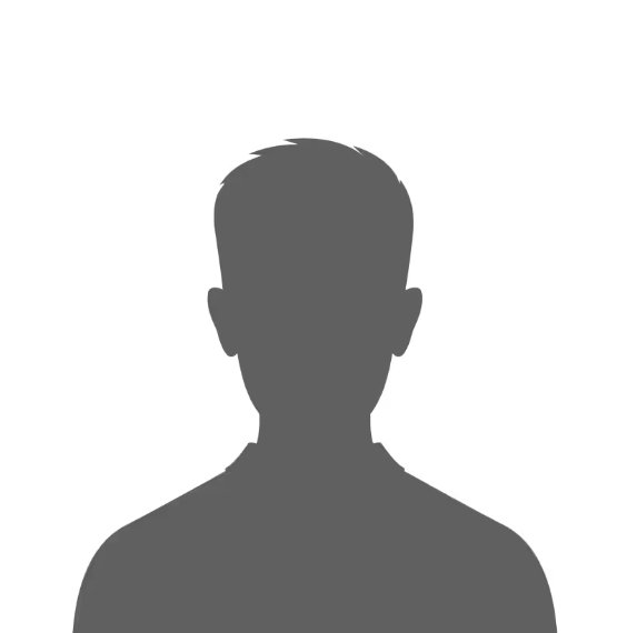 Silhouette of a person's head and shoulders in gray against a white background.