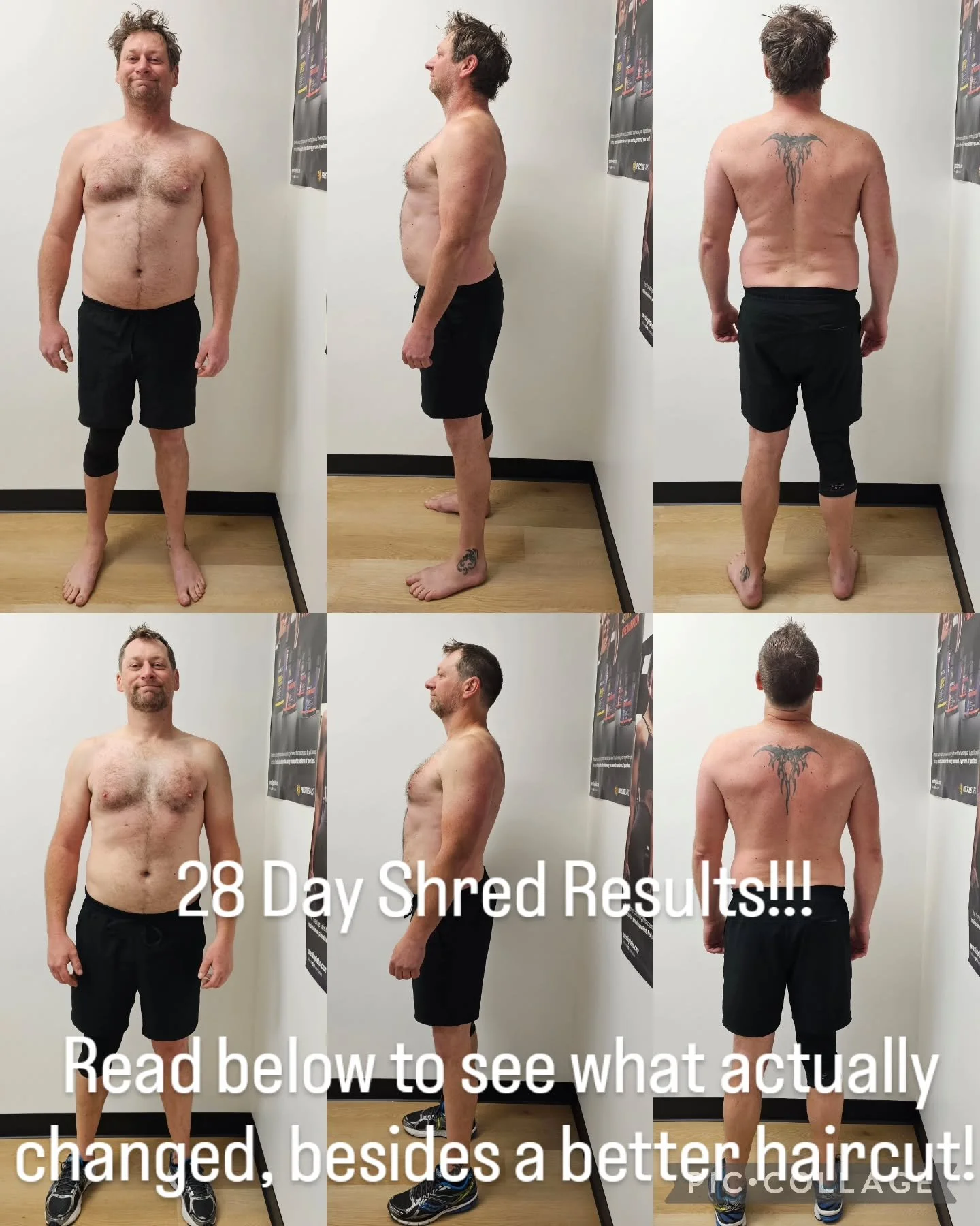 Let's Celebrate Luke!!! 

In just 28 Days he shred a whopping 13lbs of Fat and 3 Levels of Visceral Fat 💃👏🥳

Oh and got a Haircut (that bit was most vital to his Health!)
