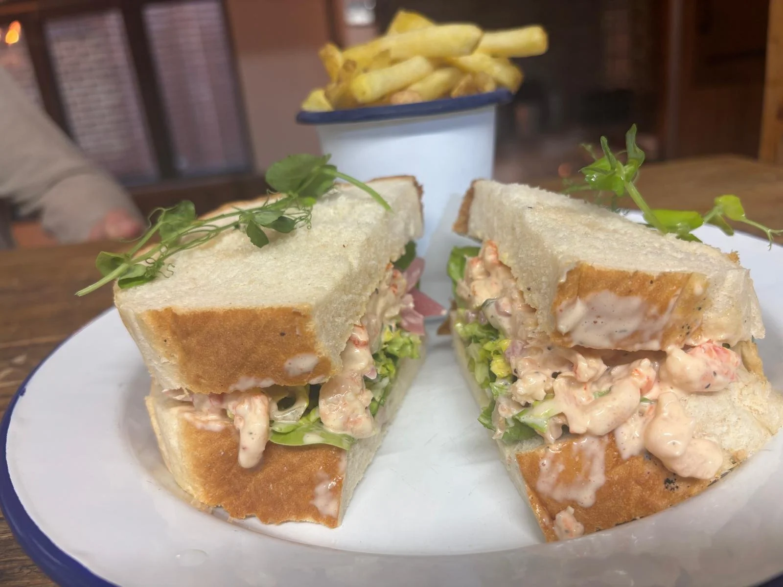 Prawn and Crayfish Cocktail Sandwich in Spalding: A Fresh Take on Pub Lunch