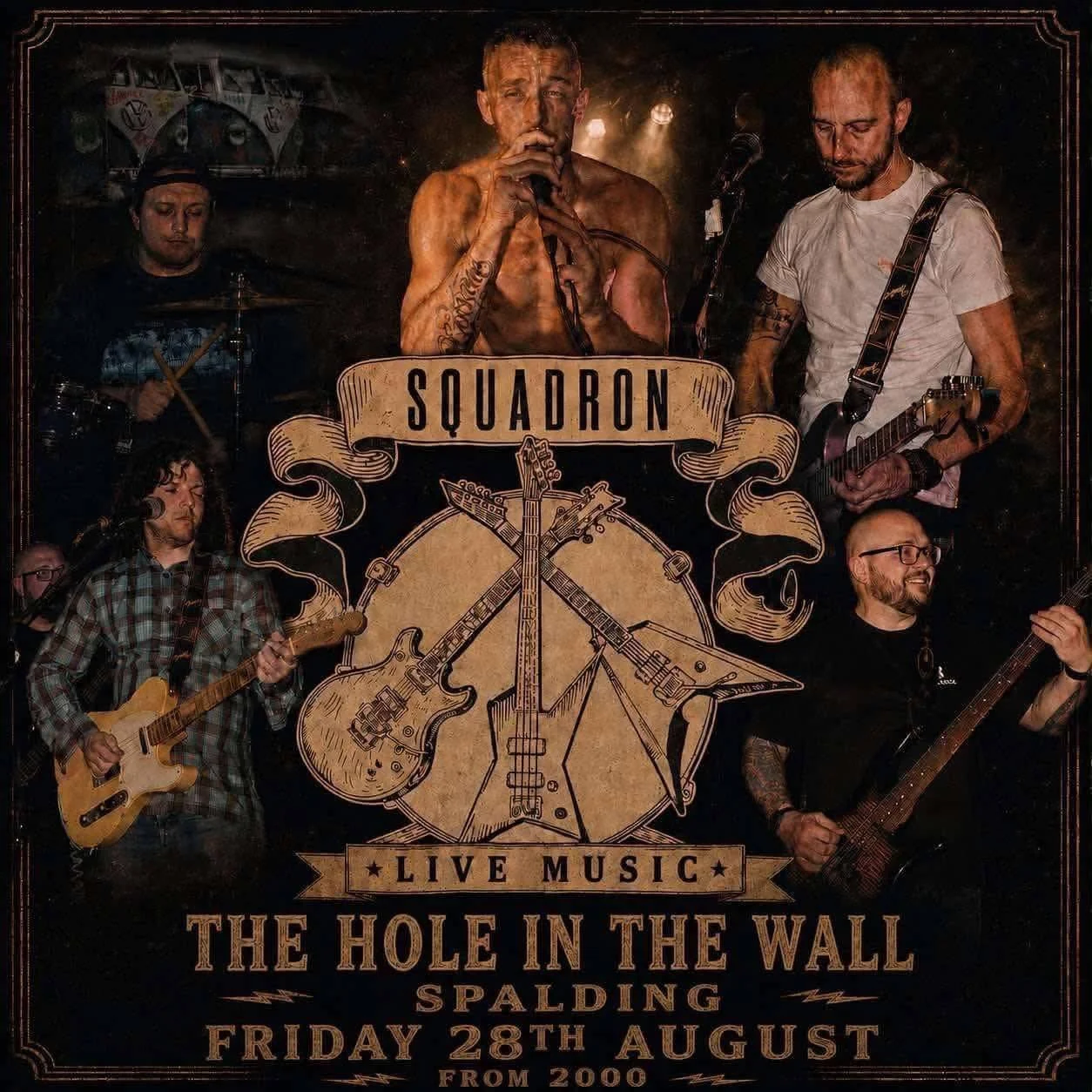 🚨 TOMORROW NIGHT, SPALDING! 🚨

🎸🔥 SQUADRON ARE TAKING OVER THE HOLE IN THE WALL! 🔥🎸

Get yourselves down for a BIG night of LIVE MUSIC, good drinks, good vibes and a proper Friday night out! 🍻🤘

📍 The Hole in the Wall, Spalding
📅 FRIDAY 28T