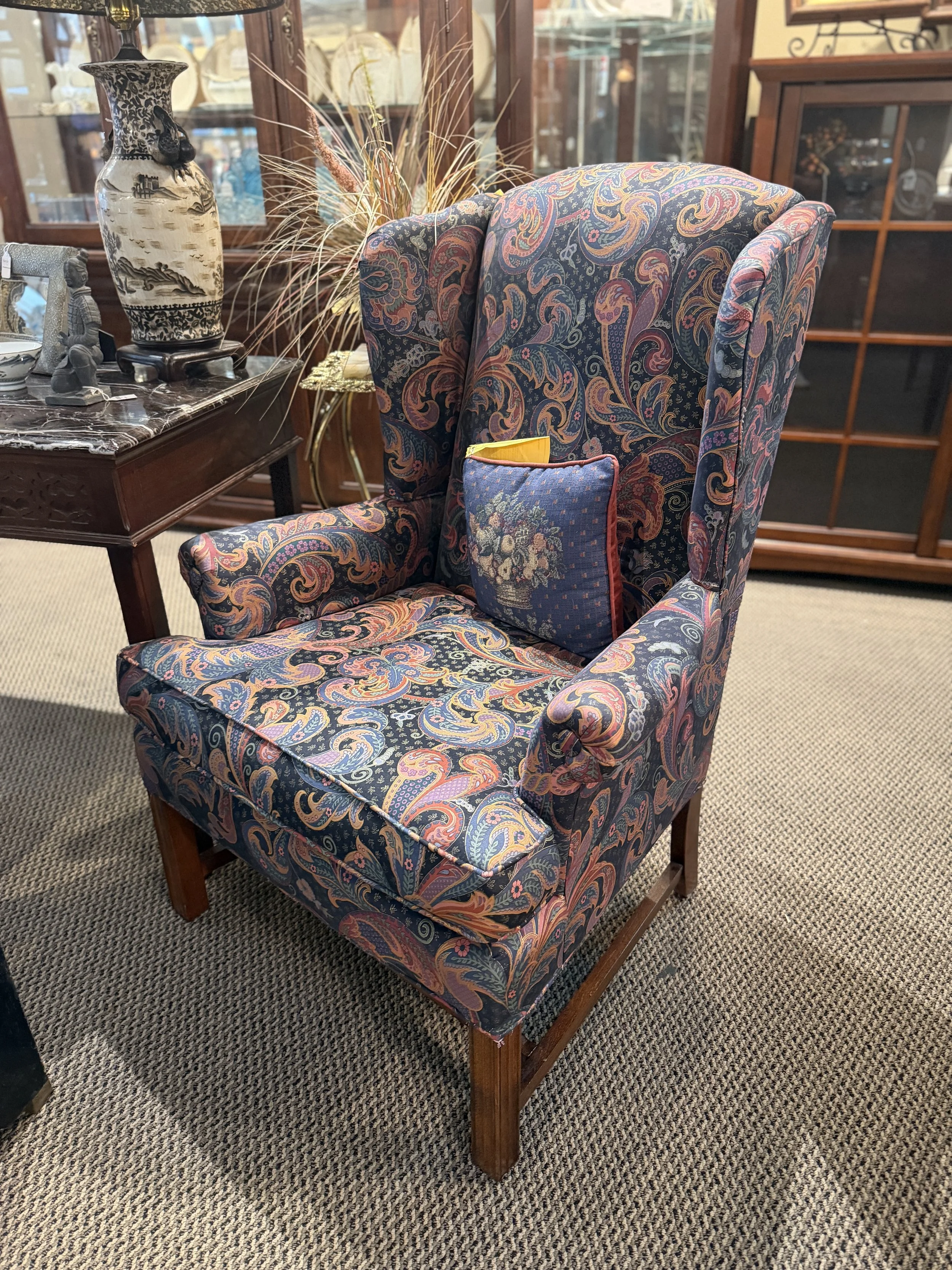 Traditional Wingback Chair $150
