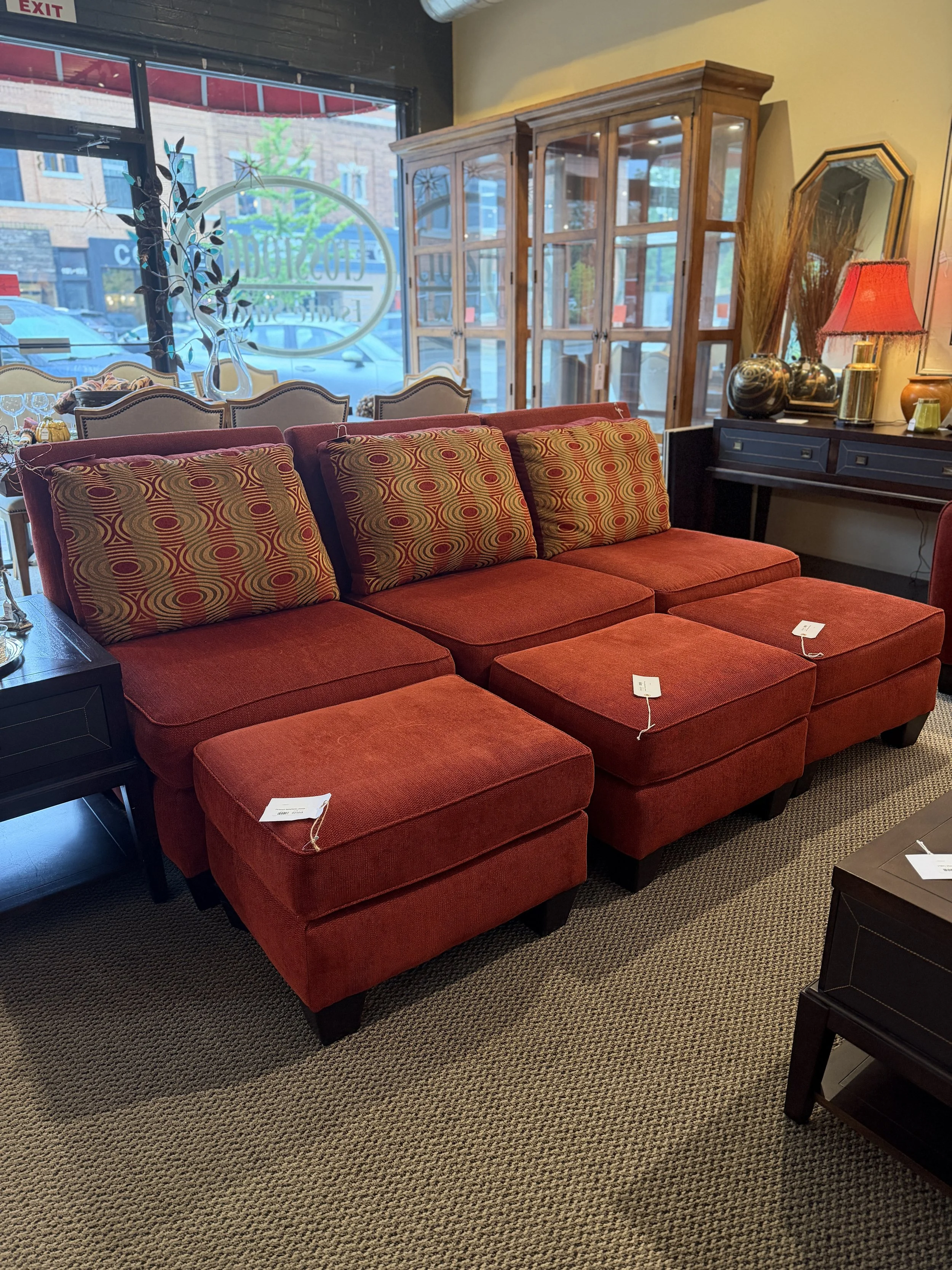 Ashley Furniture Slipper Chair $150 Ottoman $120