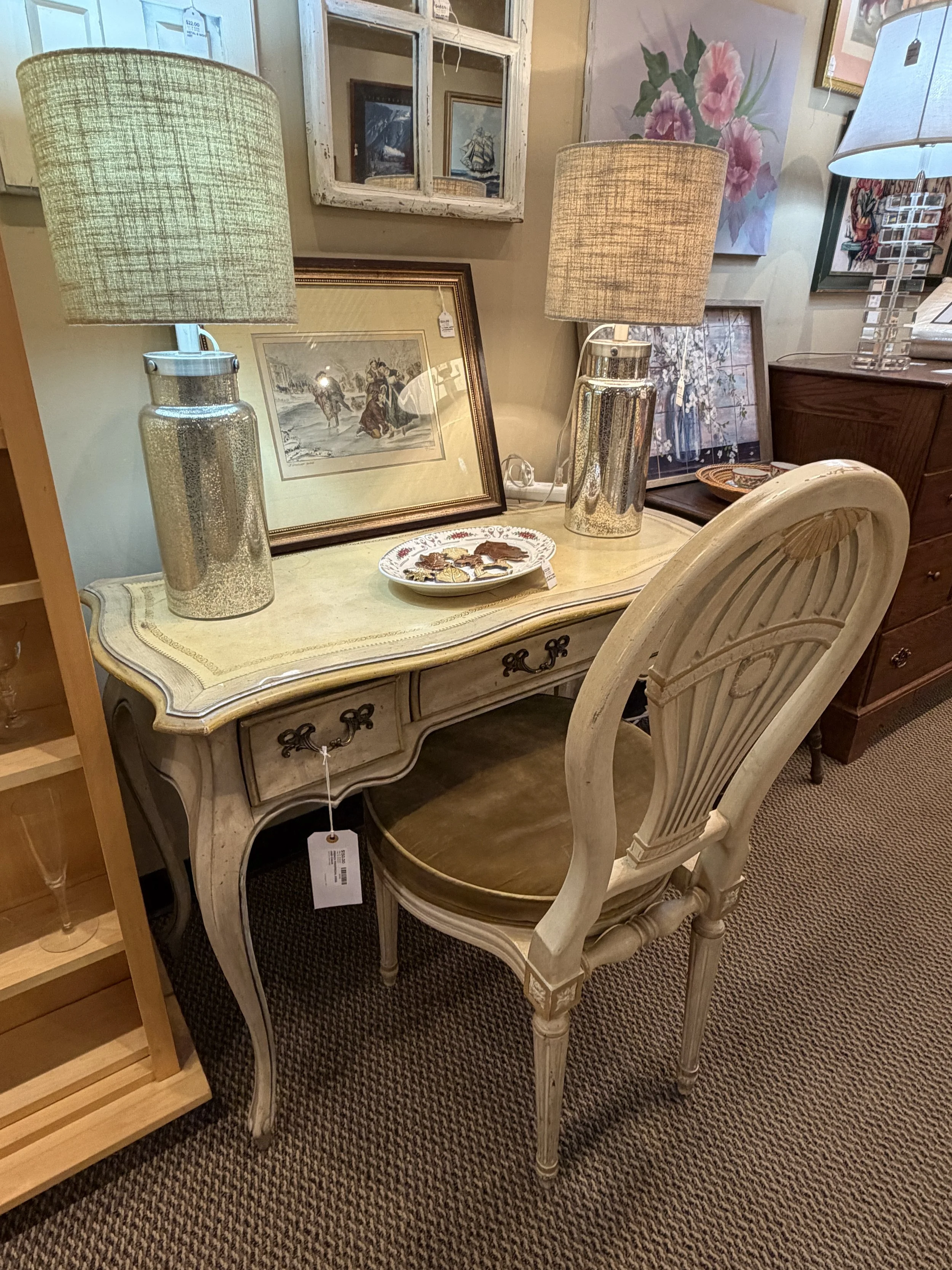 French Provincial Desk & Chair $150
