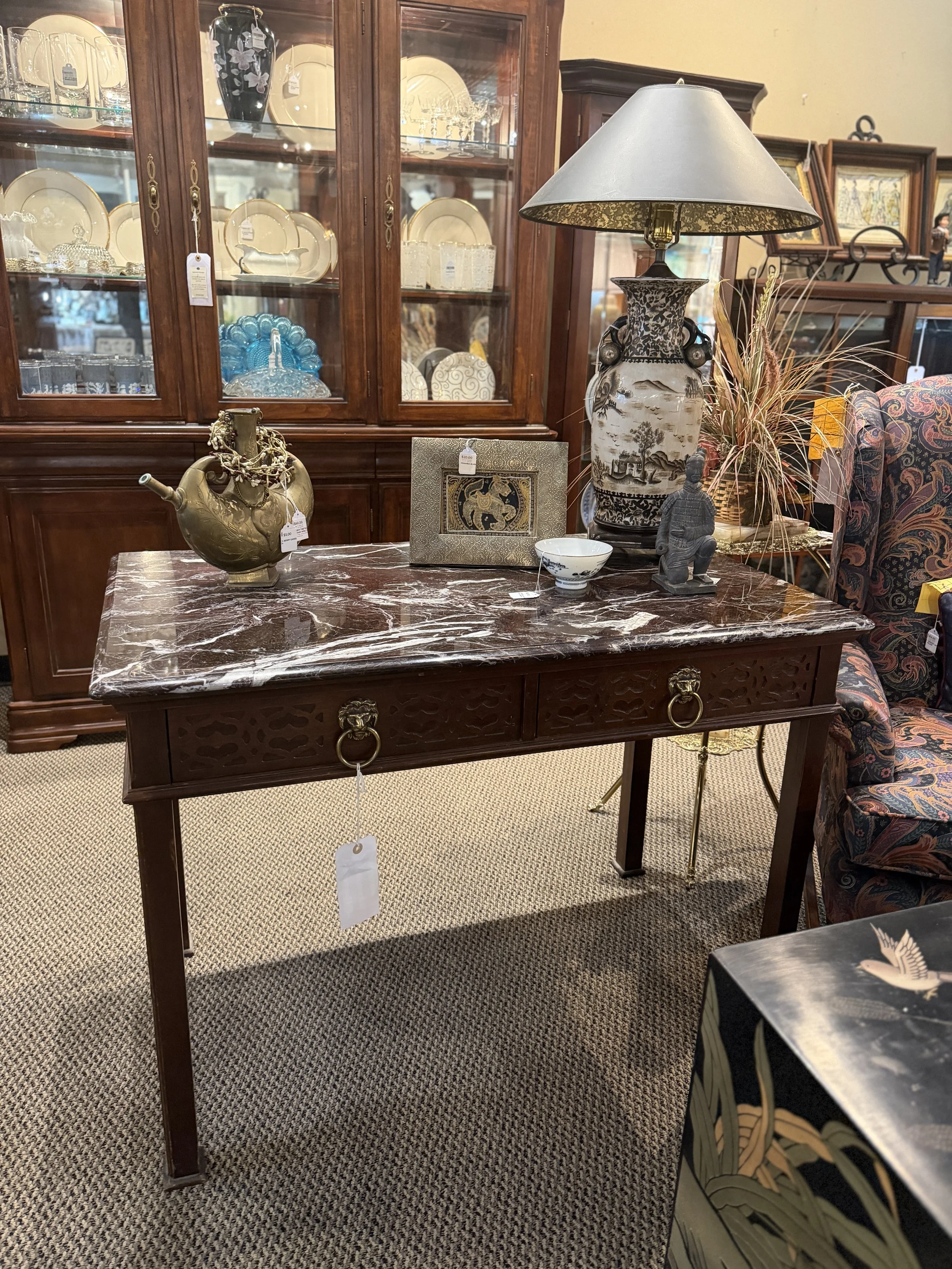 Marble Top Desk $320