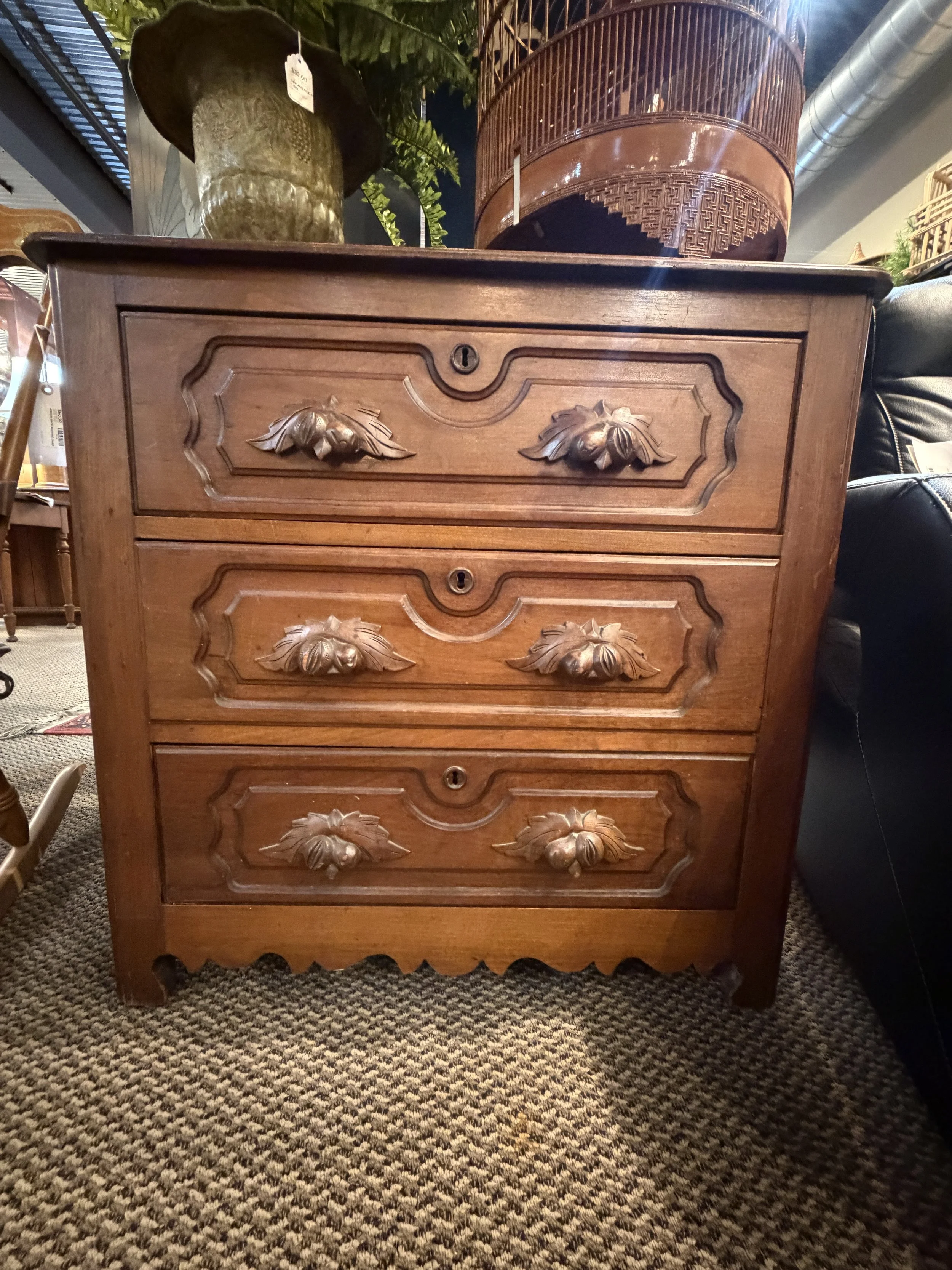 Antique Washstand Hutch $295
