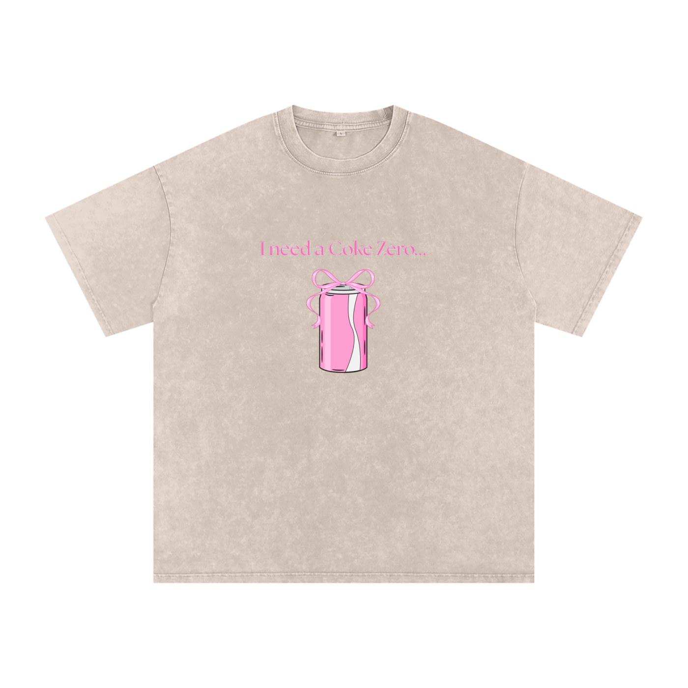 I need a Coke Zero Oversized Cotton T-Shirt