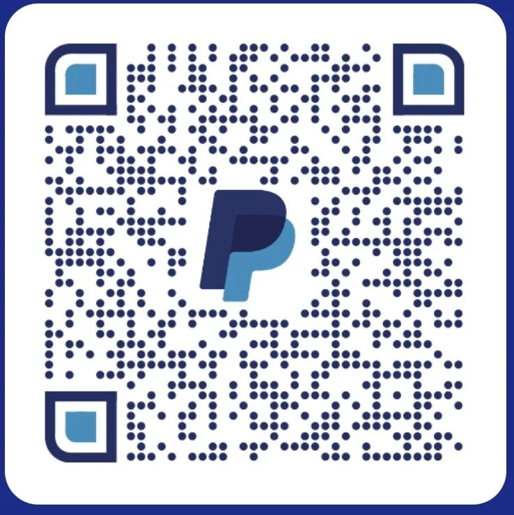 PayPal QR code for digital payments.