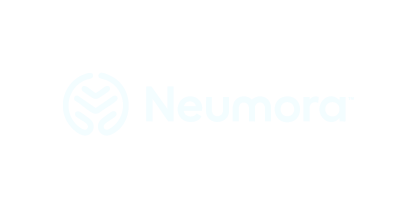Neumora logo on a black background.