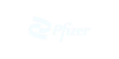 Pfizer logo with stylized 'Z' and company name on a black background.