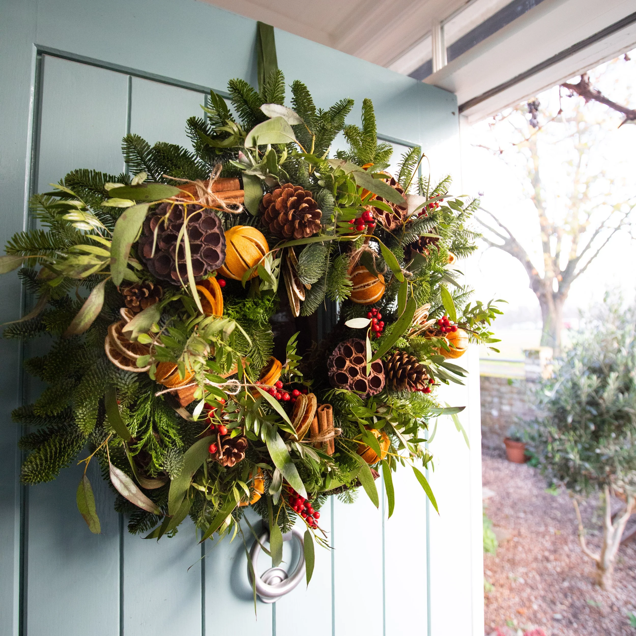Homemade Door Wreath