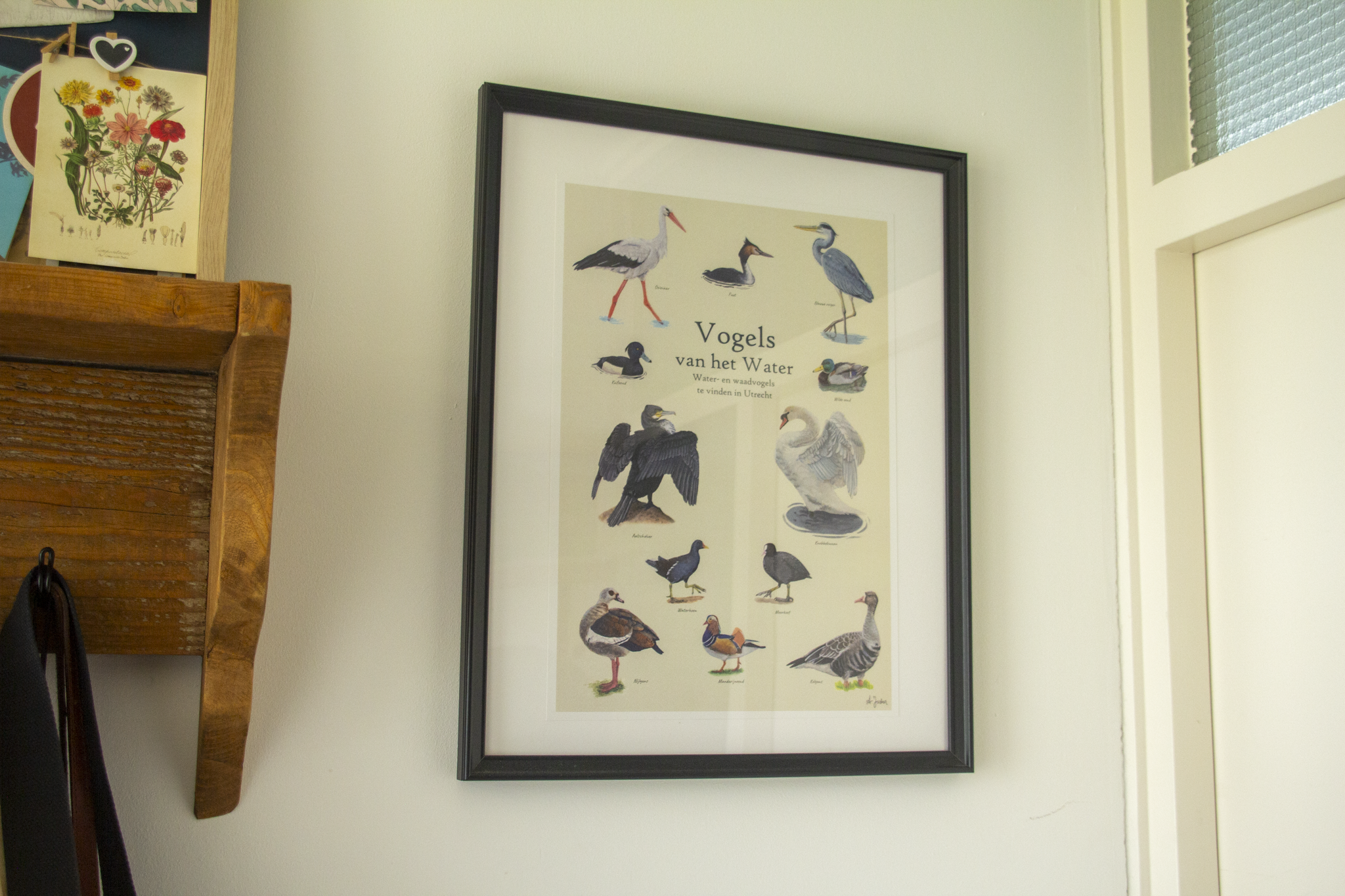 Birds of Utrecht, Vertical Poster A3