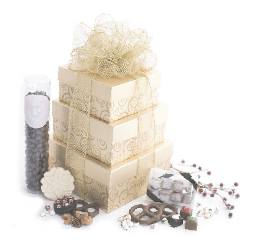 Golden Temptation Tower Gourmet Gift Set