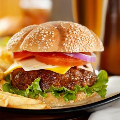 100% Black Angus Ground Beef Burgers