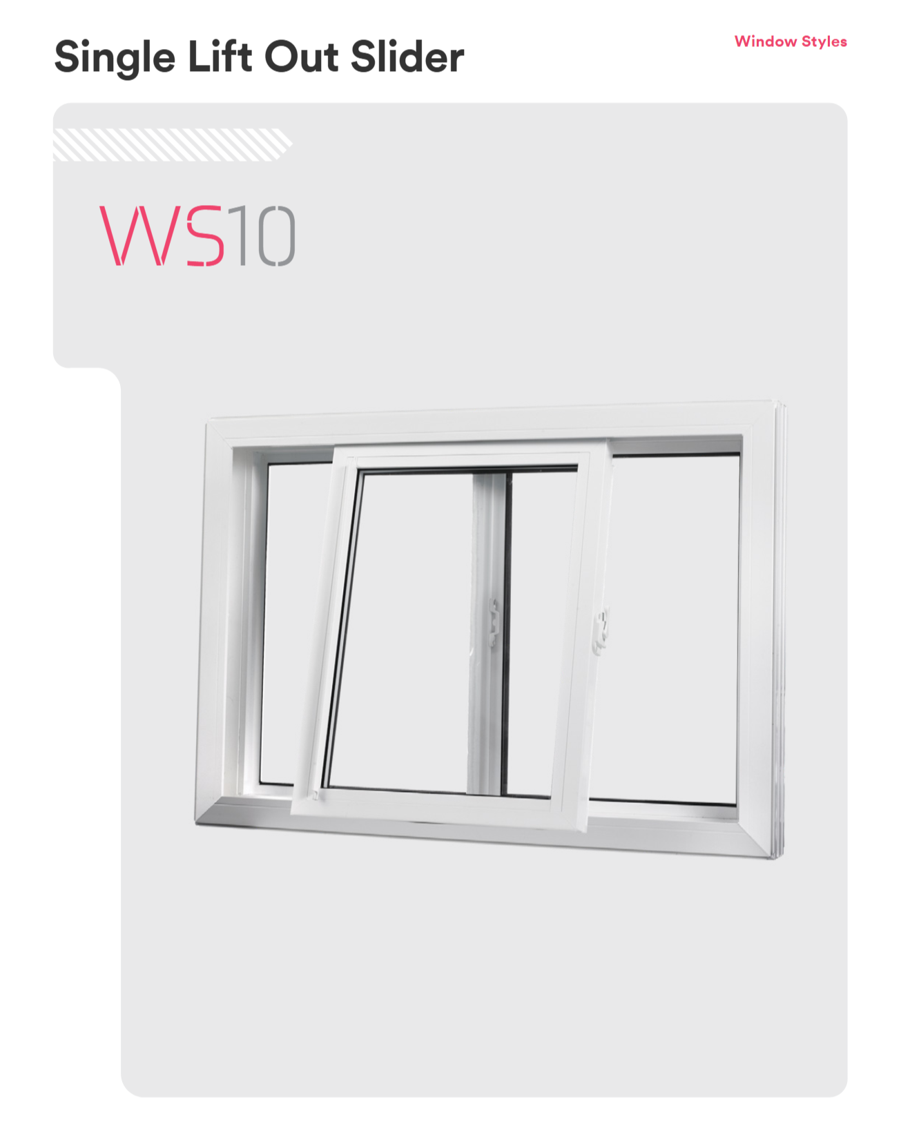KV custom single lift out slider windows with specifications for bruce county homes