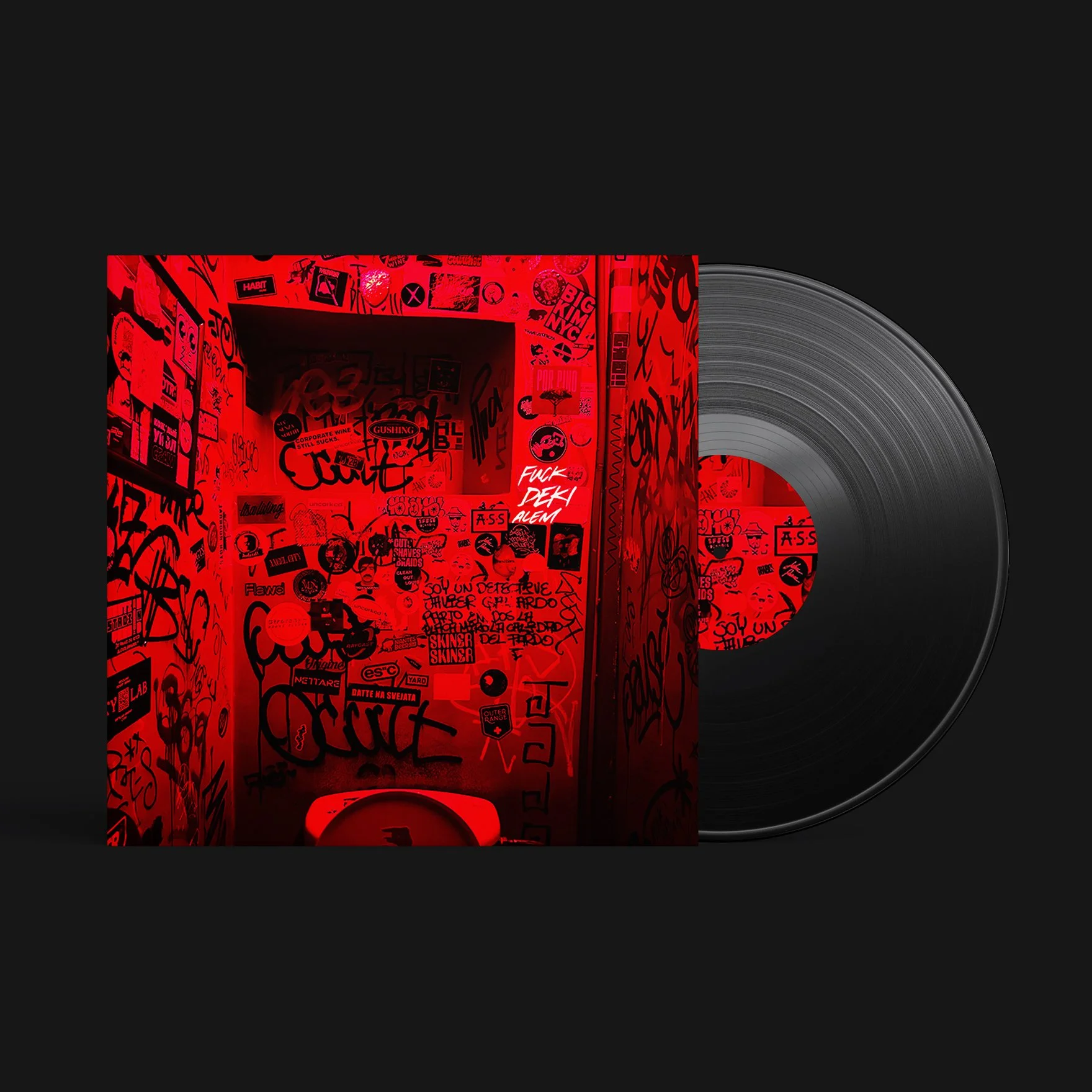 Album cover design for artist Deki Alem