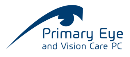Logo for Primary Eye and Vision Care PC featuring a stylized eye and text