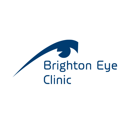 Brighton Eye Clinic logo with an eye graphic and text.